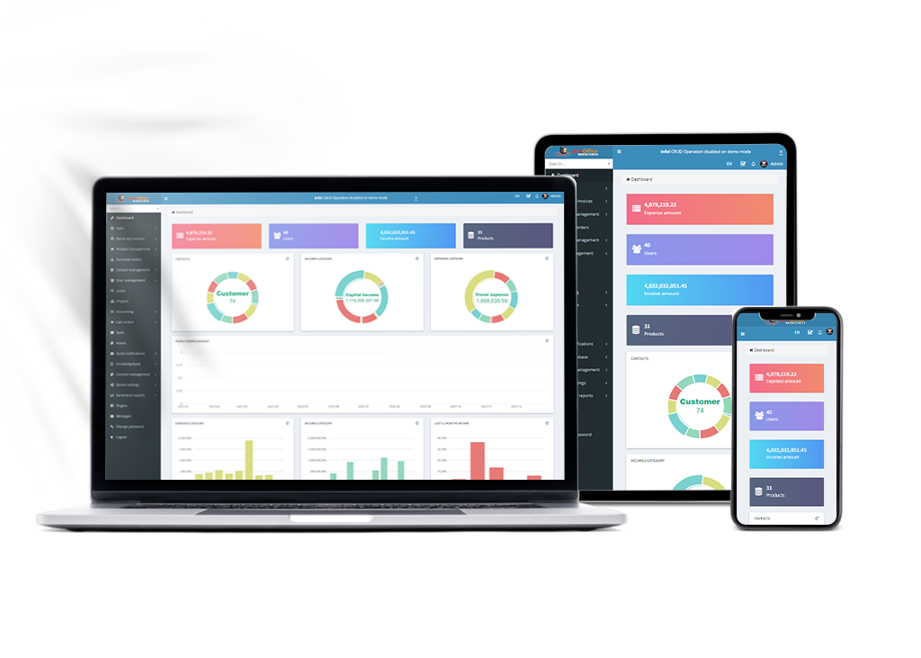 Bot Billing (SaaS) CRM & Project Management development project